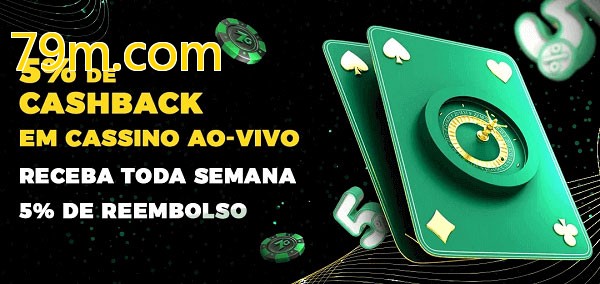 Promoções do cassino ao Vivo 79m.com